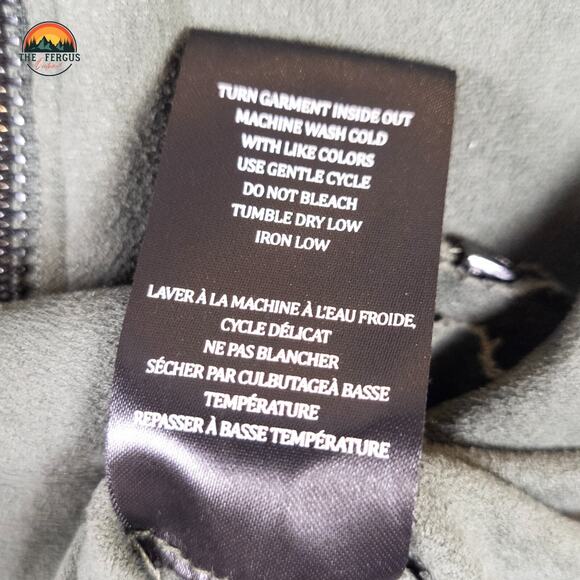 Moto Jacket Sage Green Faux Suede Asymmetrical Full-Zip BLANKNYC Women's Size XS - Picture 9 of 9